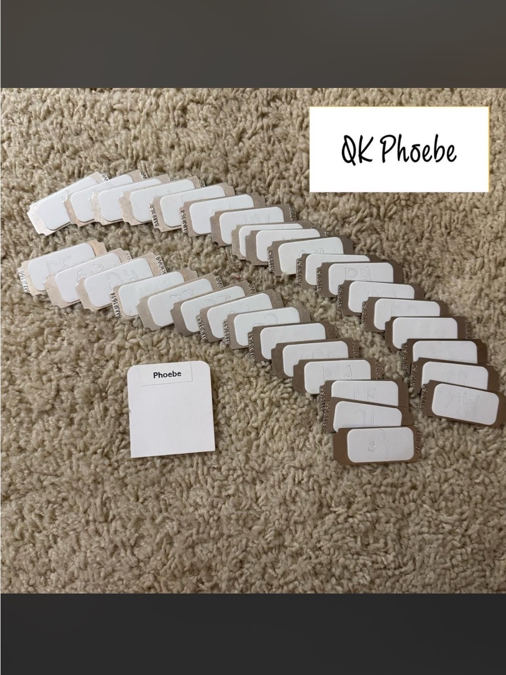 QuicKutz Retired Phoebe SkinniMini Upper, Lowercase, and Number Dies